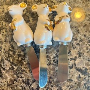 Mouse Cheese Knives